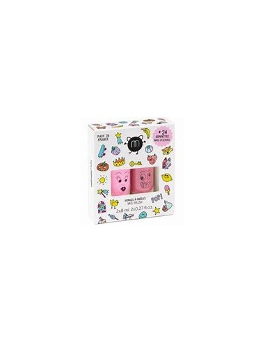 Coffret 2 vernis + sticker - Nailmatic