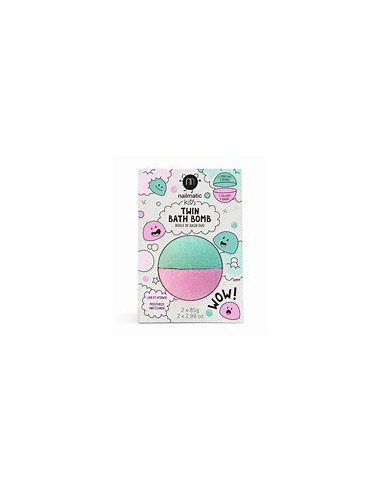 Bombe de bain Duo rose et bleu - Nailmatic