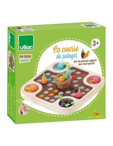 La course du potager, jeu des petits chevaux - Jour de récolte