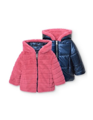 Parka réversible pour bébé fille 2 ans