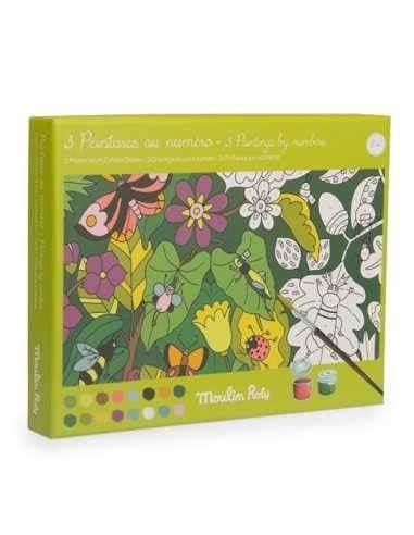 Peintures au numéro Le botaniste jardin