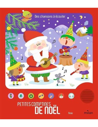 Livre sonore les petites comptines de Noël