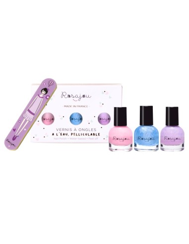 Coffret 3 vernis - Rosajou